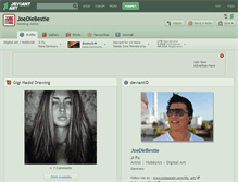 Tablet Screenshot of joediebestie.deviantart.com