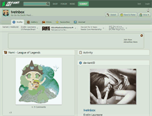 Tablet Screenshot of iveinbox.deviantart.com