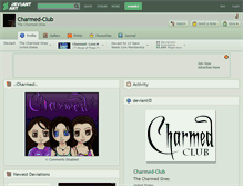 Tablet Screenshot of charmed-club.deviantart.com