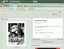 Tablet Screenshot of komut.deviantart.com