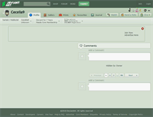 Tablet Screenshot of cecelia9.deviantart.com