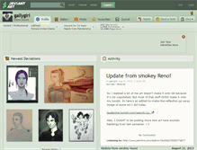 Tablet Screenshot of gallygirl.deviantart.com