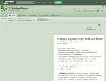 Tablet Screenshot of littleyellowpikmin.deviantart.com