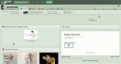 Desktop Screenshot of darkdamage.deviantart.com