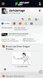 Mobile Screenshot of darkdamage.deviantart.com