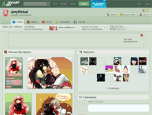 Tablet Screenshot of amyninkai.deviantart.com