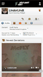 Mobile Screenshot of lindorlindt.deviantart.com