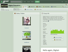 Tablet Screenshot of digital-drawers.deviantart.com