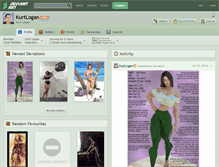 Tablet Screenshot of kurtlogan.deviantart.com