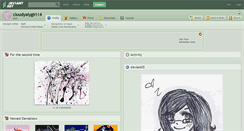 Desktop Screenshot of cloudyalygirl14.deviantart.com