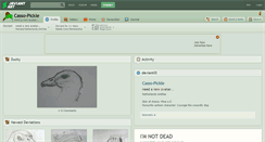 Desktop Screenshot of casso-pickle.deviantart.com