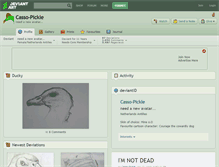 Tablet Screenshot of casso-pickle.deviantart.com