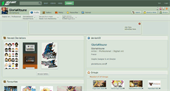 Desktop Screenshot of gloriakitsune.deviantart.com