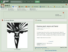 Tablet Screenshot of level-3.deviantart.com