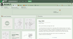 Desktop Screenshot of barricade-tf.deviantart.com