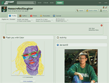Tablet Screenshot of massacreredslaughter.deviantart.com