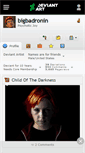 Mobile Screenshot of bigbadronin.deviantart.com