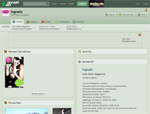 Tablet Screenshot of lngnails.deviantart.com