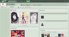 Desktop Screenshot of girls-fo-metal.deviantart.com