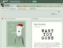 Tablet Screenshot of noxeen.deviantart.com