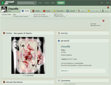 Tablet Screenshot of chocoffe.deviantart.com