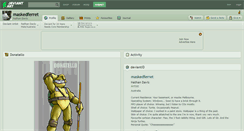 Desktop Screenshot of maskedferret.deviantart.com
