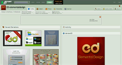 Desktop Screenshot of ed-elementaldesign.deviantart.com