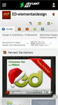 Mobile Screenshot of ed-elementaldesign.deviantart.com
