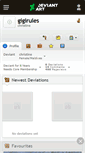 Mobile Screenshot of gigirules.deviantart.com