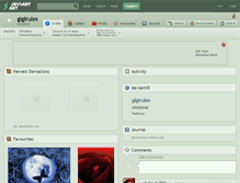 Tablet Screenshot of gigirules.deviantart.com