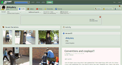 Desktop Screenshot of dinkydory.deviantart.com