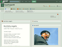 Tablet Screenshot of krauttrooper00.deviantart.com
