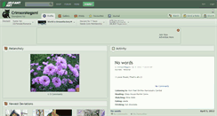 Desktop Screenshot of crimsonmegami.deviantart.com