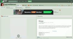 Desktop Screenshot of finalchildofdarkness.deviantart.com
