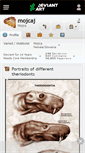 Mobile Screenshot of mojcaj.deviantart.com
