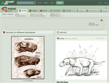 Tablet Screenshot of mojcaj.deviantart.com