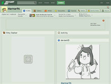 Tablet Screenshot of marmar96.deviantart.com