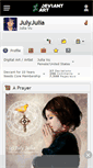 Mobile Screenshot of julyjulia.deviantart.com