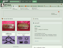Tablet Screenshot of dft-stock.deviantart.com