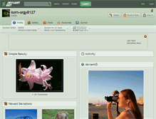 Tablet Screenshot of korn-orgy8127.deviantart.com