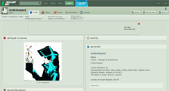 Desktop Screenshot of androhazard.deviantart.com
