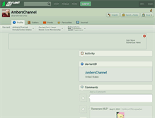 Tablet Screenshot of amberschannel.deviantart.com
