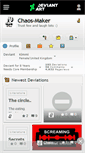 Mobile Screenshot of chaos-maker.deviantart.com