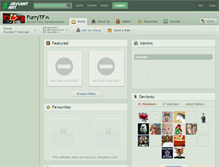 Tablet Screenshot of furrytf.deviantart.com