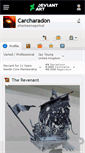 Mobile Screenshot of carcharadon.deviantart.com