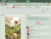 Tablet Screenshot of lina01.deviantart.com