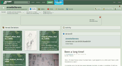 Desktop Screenshot of annettestevens.deviantart.com