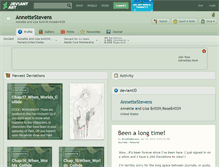 Tablet Screenshot of annettestevens.deviantart.com