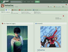 Tablet Screenshot of melissachao.deviantart.com