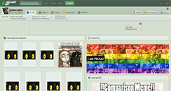 Desktop Screenshot of justawake.deviantart.com
